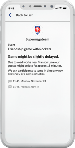 After School Activity Notice